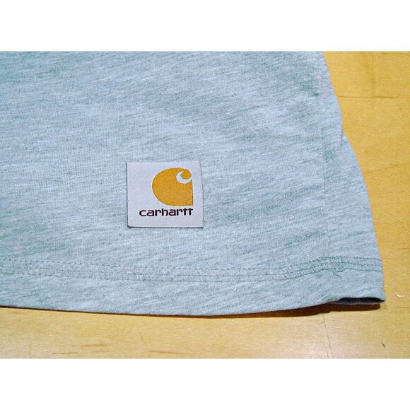 Mens Carhartt Force Relaxed Fit Midweight Long-Sleeve 1/4 Zip Mock Neck Shirt 2X - Picture 5 of 10